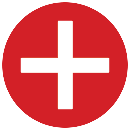 Red White Emergency Icon