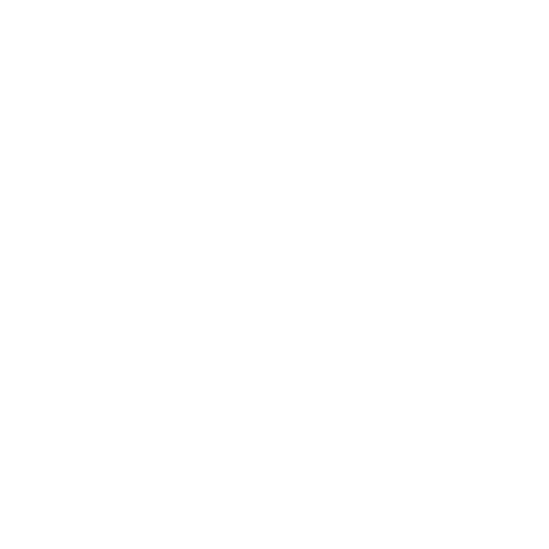 white icon of campfire with roasting marshmallows