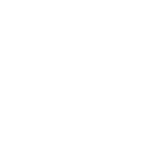 white icon of dog walking on leash